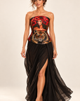Roaring Flower Silk Scarf