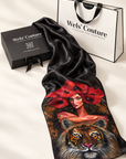Roaring Flower Silk Shawl