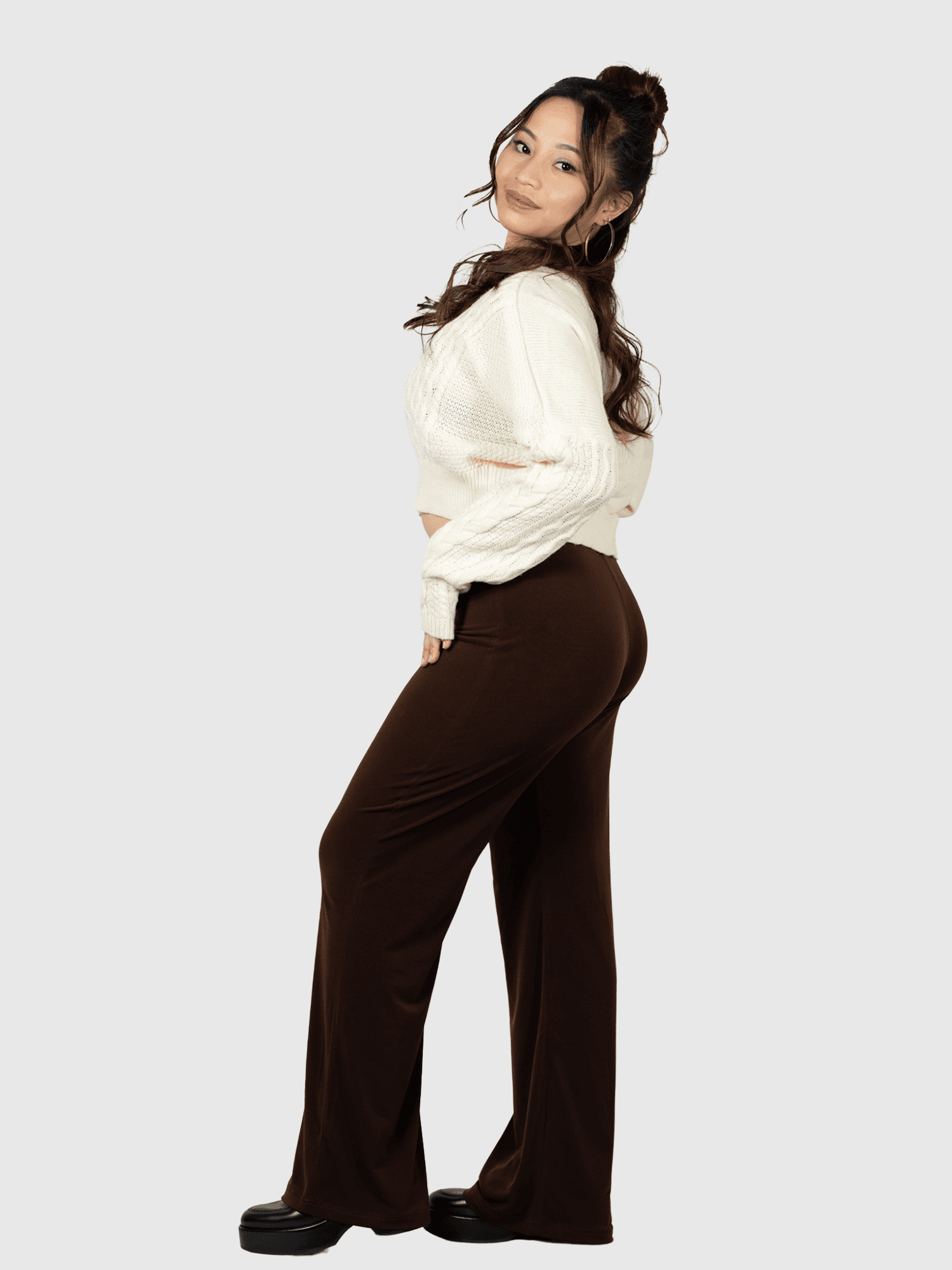Wels' Couture VersaStyle Pants in Deep Brown 02