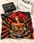Roaring Flower Silk Scarf